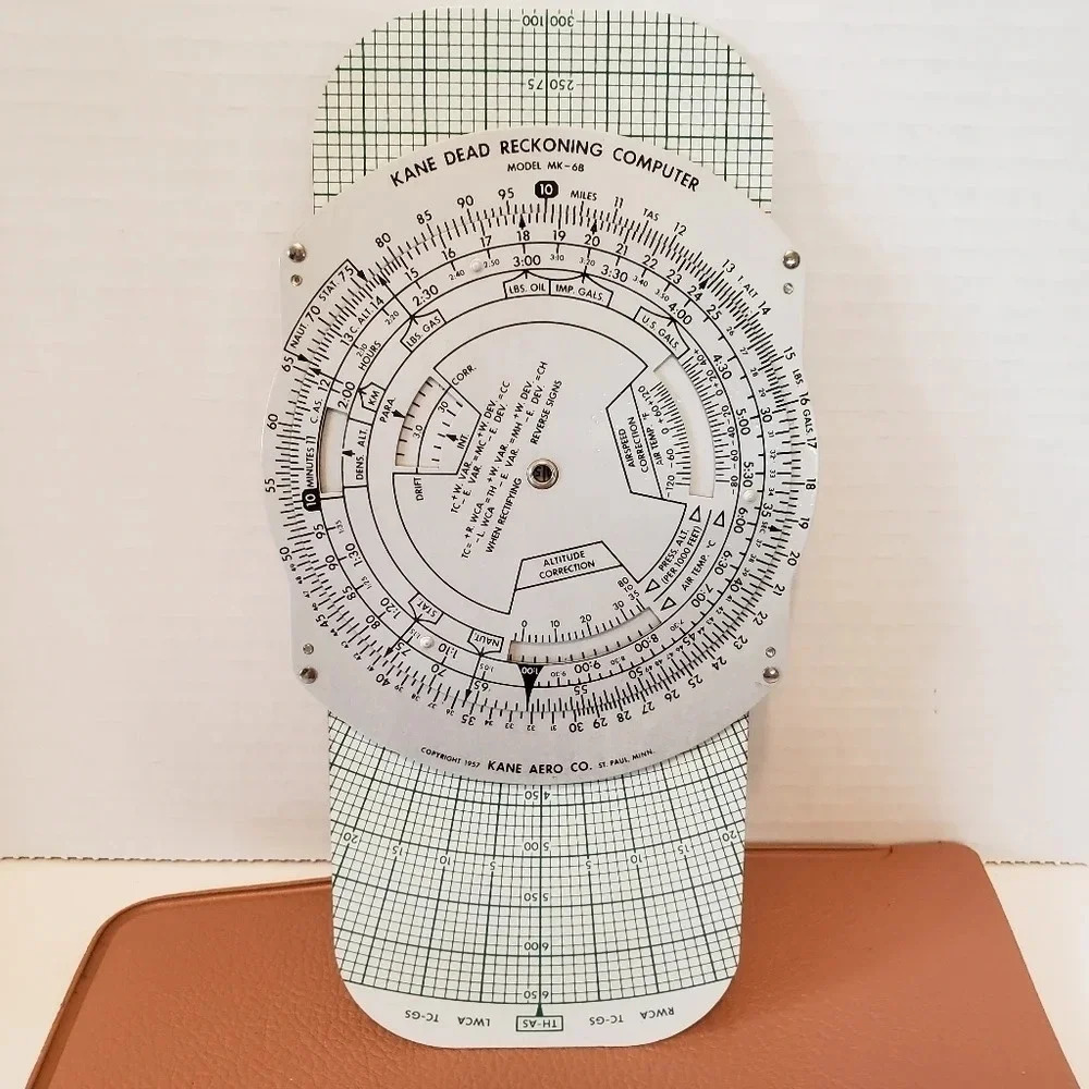 Kane  Dead Reckoning Computer 1957 Copyright with Sheath.